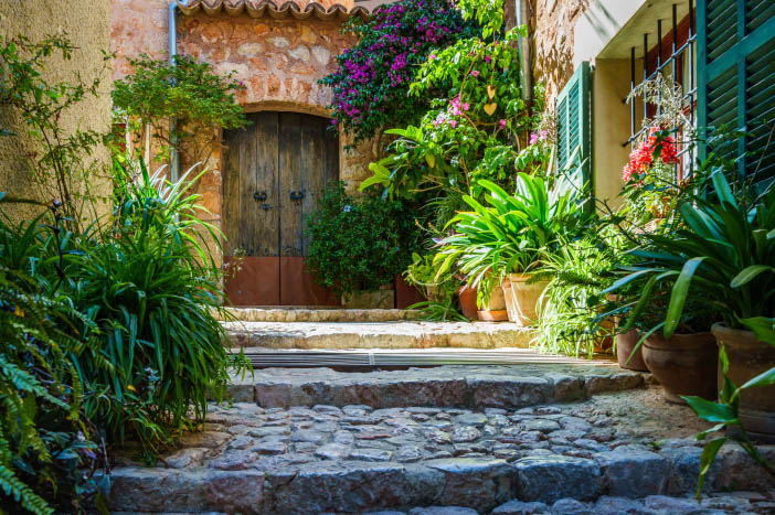 Mallorca_Křivolaké uličky